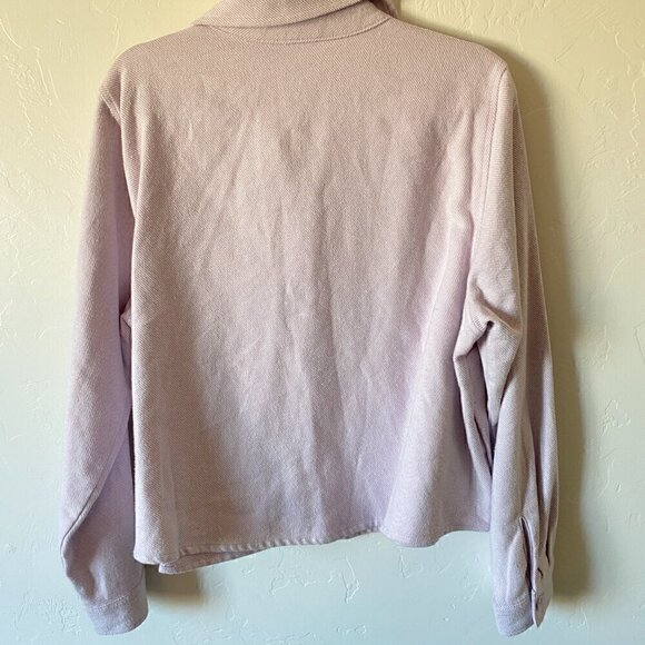 Lane Bryant 14/16 Lilac Lavender Button Front Shacket - Picture 7 of 8